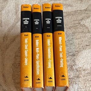 Vintage 1976 Audel Carpenters and Builders Library (4) Volume Set
